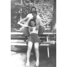 Just For Fun Greeting Card - We're All Crazy