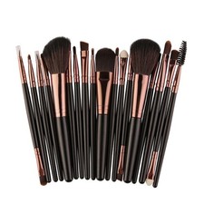 18 Pcs Travel Makeup Brushes Angled Blush for Cheeks Loose Powder