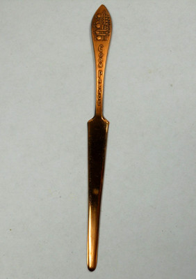 vintage Corn Palace Mitchell South Dakota travel souvenir metal letter opener