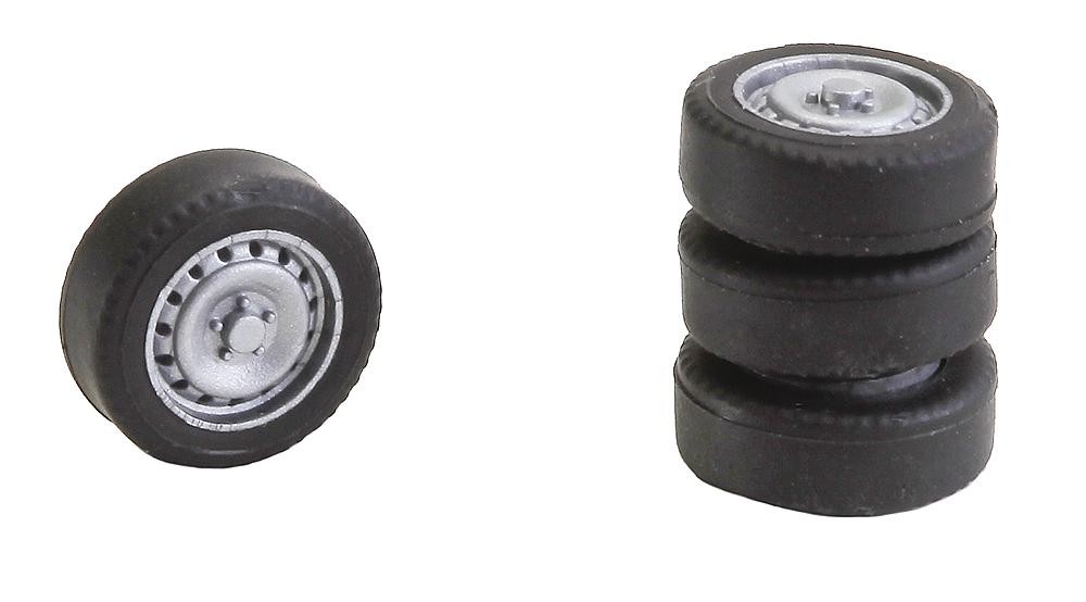 Faller Car System 163108 - H0 4 Tires And Rims For Sprinter / T5 - New