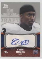 2011 Topps Rising Rookies Rookie Auto Rahim Moore #166 Auto 0o9