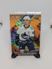 2024-25 UD Allure Hockey Elias Pettersson #100 Orange Slice