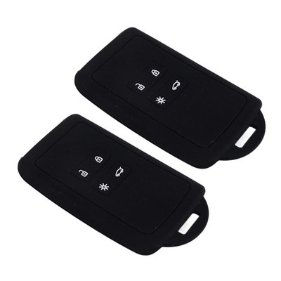 2x Remote Silicone Key Case Fob Cover Fit For Renault Megane Espace 2016-20 Acc