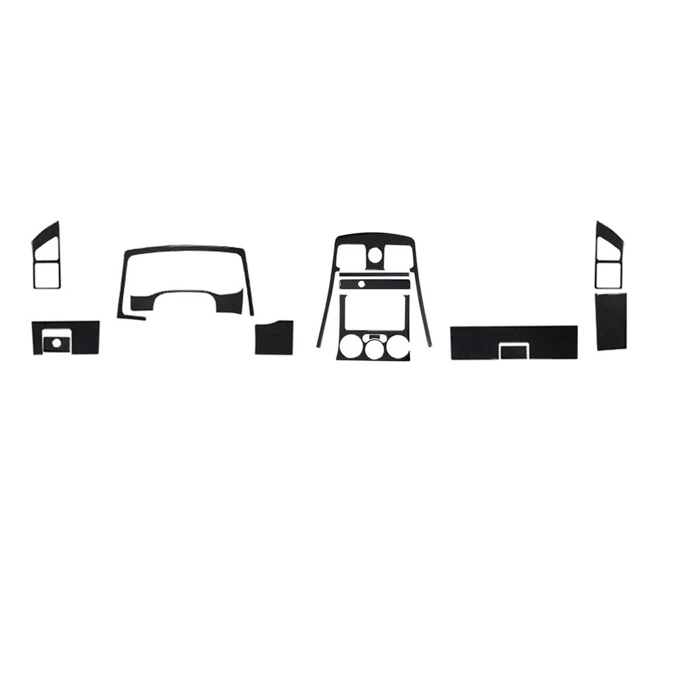 15Pcs Carbon Fiber Dashboard(TCS) Trims Cover For Colorado 2004-12/Canyon 05-12 - Изображение 2 из 4