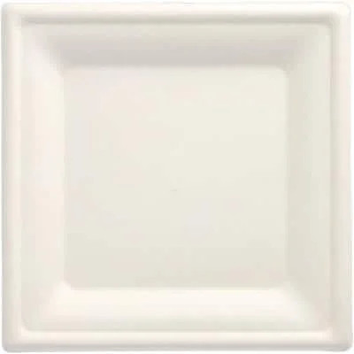 "Papstar Zuckerrohr-Teller \"Pure\", Eckig, 200 X 200 Mm, 50Er 1 Bis 40X Spare 56%"-image