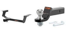Curt Trailer Hitch Tow Kit 2in Receiver 2in Ball Mount Pin Clip - 13149