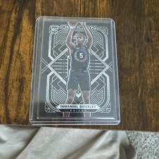 2020-21 Panini Obsidian - #154 Immanuel Quickley Silver (RC) Rookie