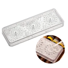 Transparent Plastic Cigar Humidor Humidifier Rectangle Crystal Tobacco Accessory