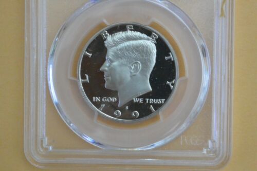 1991-S KENNEDY CLAD HALF DOLLAR PCGS PR70DCAM - Picture 2 of 4