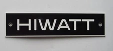 Hiwatt Amp Plate, made in the UK  5 ply w / screws.