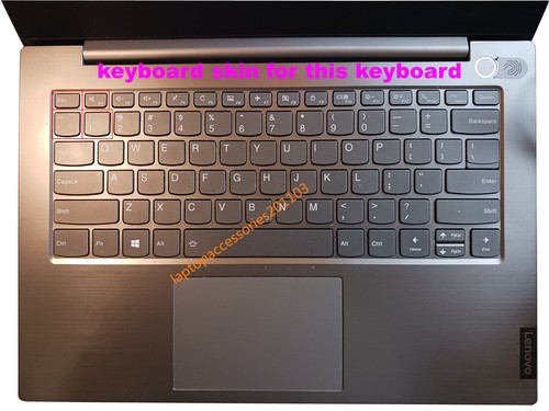Keyboard Skin Cover for Lenovo ThinkBook 13s-IWL 13s-IML 14s-IWL 14s-IML 14-IML - Picture 7 of 8