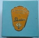 Vintage DENTON England Bone China Screw Back Earrings — photo 10