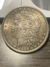 1885 P Morgan Dollar - BU - Tape Toning - As Shown! (#1047)