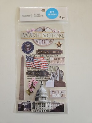 Recollections WASHINGTON DC Scrapbooking Stickers 