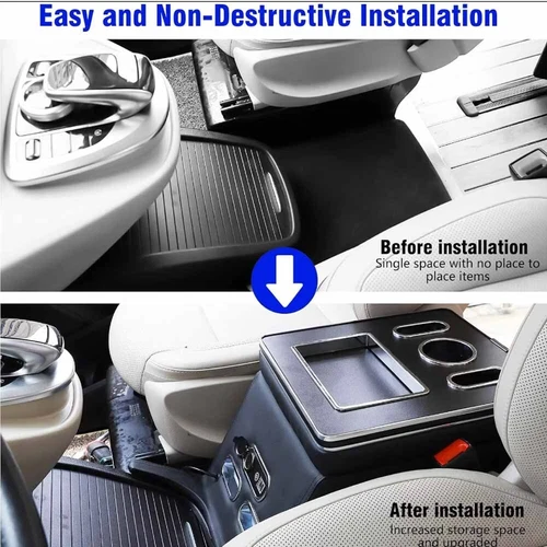 Caja reposabrazos para Mercedes Benz desde 2014 Clase V V V220 V250 V260 con USB Negro - Imagen 5 de 15
