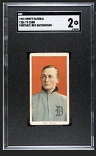 1910 T206 Ty Cobb Red Portrait Sweet Corporal 350 SGC 2  GD  Nicely Centered!