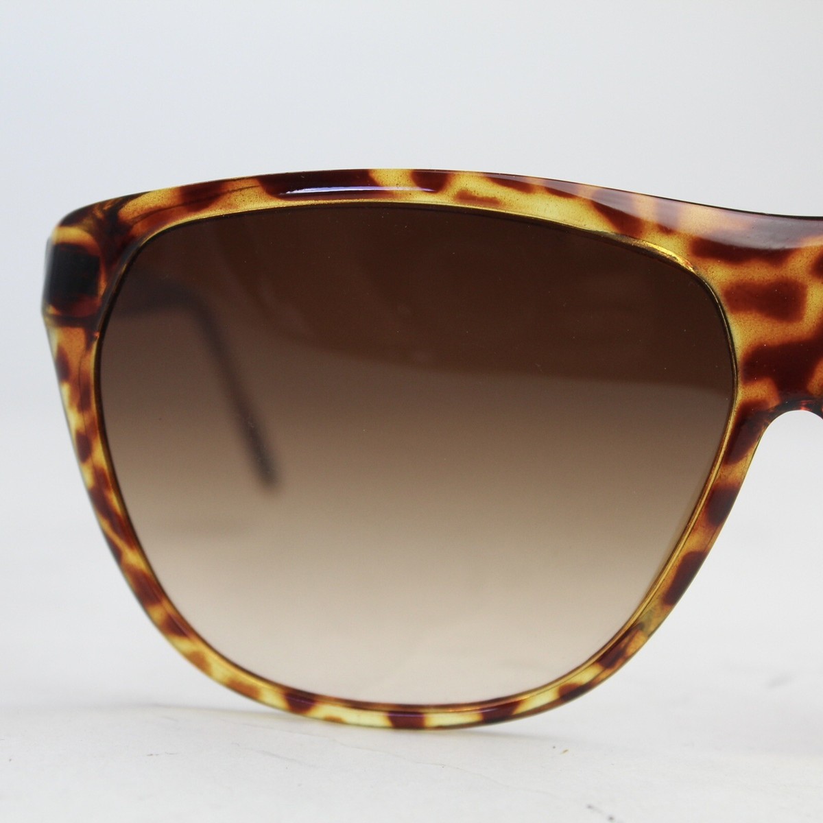 VTG Anne Klein Riviera Brown Tortoise Square Oversized  display picture 2