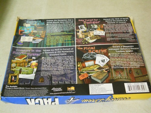 Nancy Drew Mega Mystery confezione da 4 CD-ROM PC finestra videogiochi 95/98/ME - Foto 7 di 8