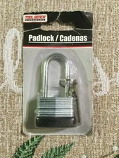 Tool Bench Key Code 5 Keyed Pad Lock with Long Shackle NEW