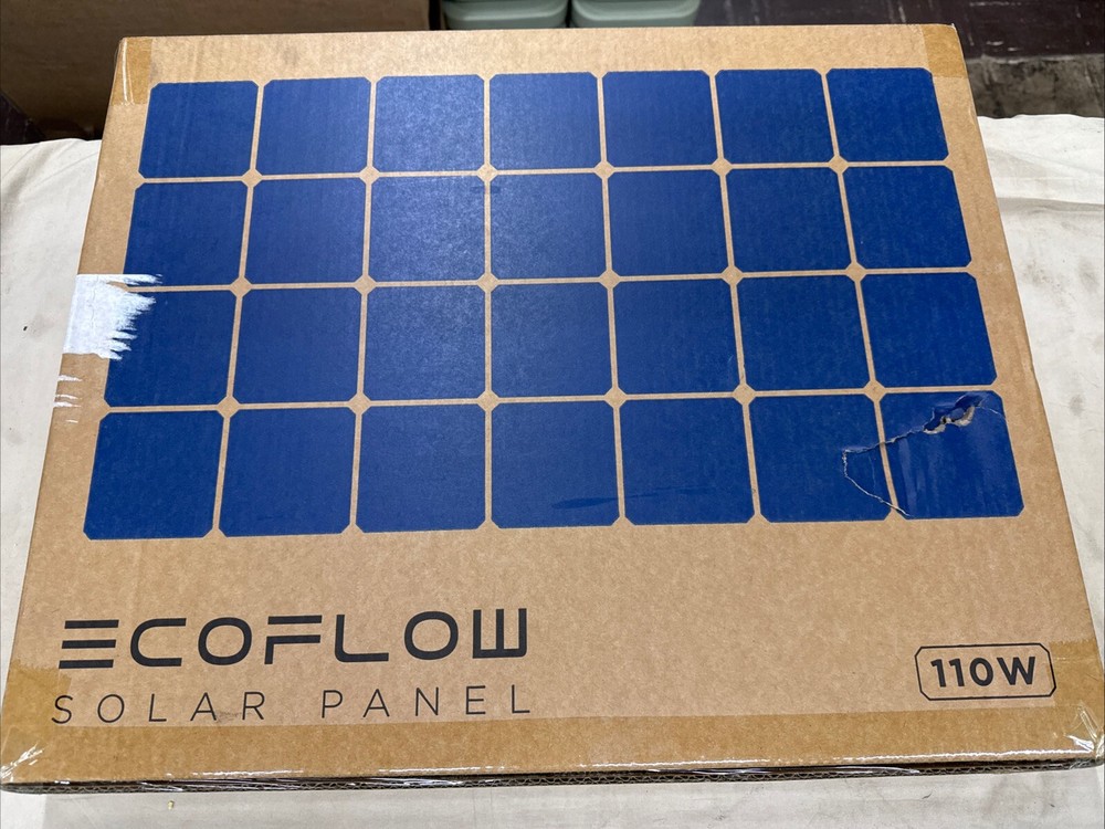 EcoFlow 110W Portable Solar Panel for Off-Grid Power