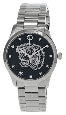 GUCCI G-Timeless 38MM Black (Roaring 