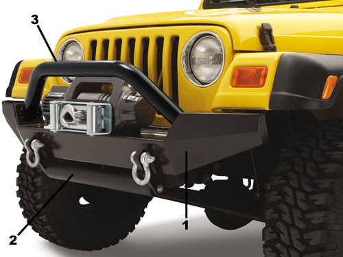 Barre acier noir rock crawling pour Jeep Wrangler YJ TJ JK exclusive