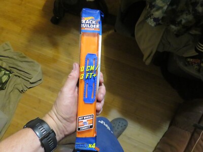 NEW Hot Wheels Track Builder Workshop 3ft 90+cm Straight Track wConnectors CCX79