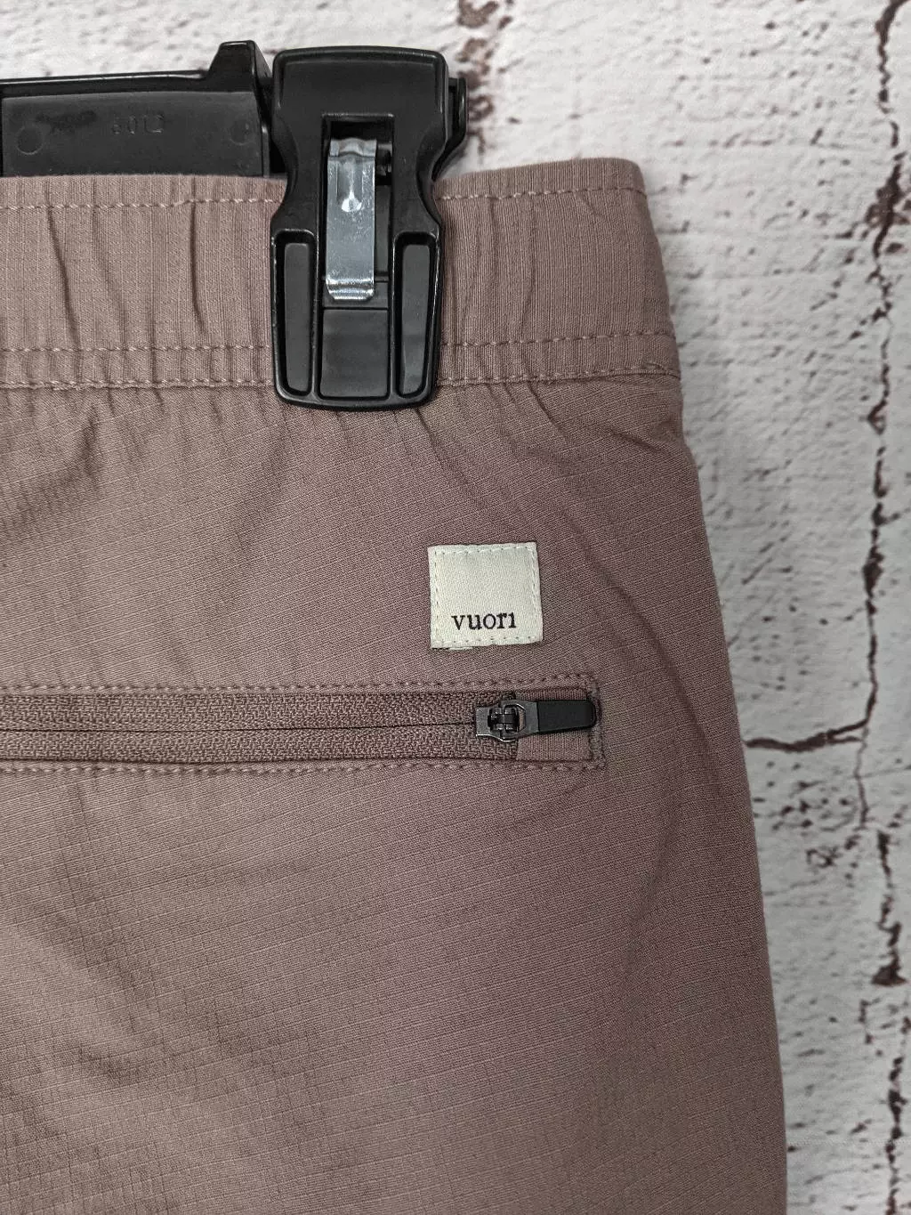 vuori ripstop elastic waist drawstrings pants