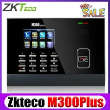 New ZKteco M300Plus Biometric Fingerprint RFID Time Attendance Punch Card System