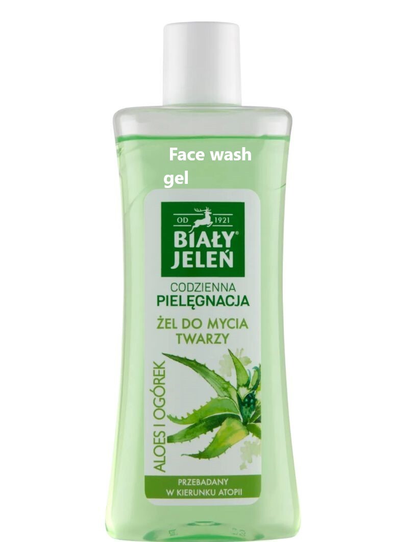 Bialy Jelen Daily Care Aloe and Cucumber face wash gel ,265ml