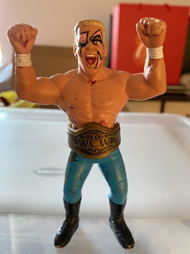 WCW Sting Wrestling Action Figure Vintage 1990 Gal...