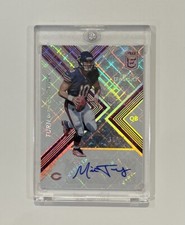 2017 Donruss Elite Mitchell Trubisky Turn of the Century Purple 16/25 Auto RC 