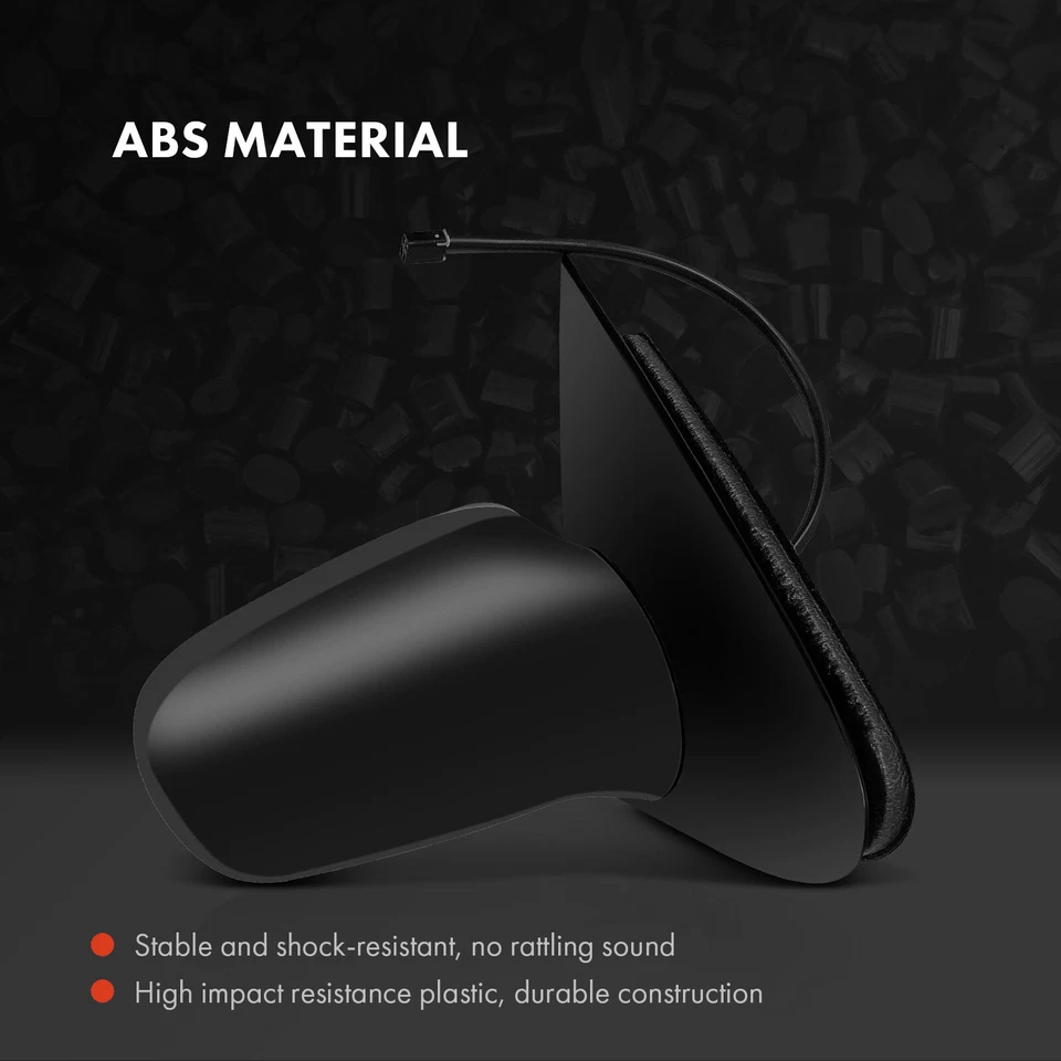 Pair Power Mirror Non-Fold for Chevy Cavalier Pontiac Sunfire 1995-2005 Sedan - Image 3 of 4