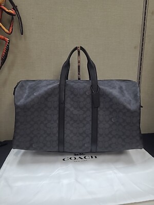 Signature Canvas Coach Metropolitan Duffle Bag New Coach