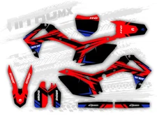 Graphics Kit fits Honda CRF 250 R CRF 250R 2014 2015 2016 2017 Decals Stickers