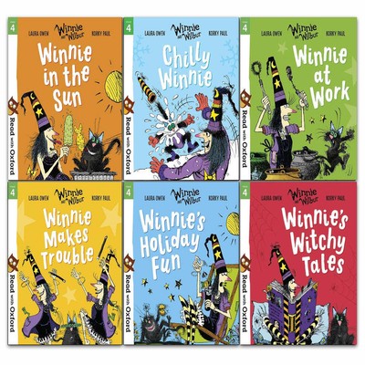 Read With Oxford Winnie and Wilbur 6 Books Collection Set Level Stage 4 for Age 