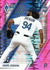 Andre Jackson 2022 Panini Chronicles #10 Phoenix Pink Pulsar Los Angeles Dodgers