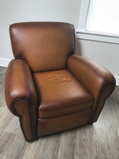 Chairworks Leather Recliner With Footstool For Sale Online Ebay