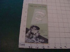 Original Camera booklet/brochure: THE LEICA SYSTEM 1959, 24pgs light wear