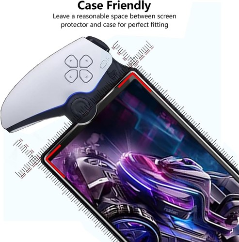 2-Pack PlayStation Portal Remote Player Screen Protector Tempered Glass - Picture 4 of 5