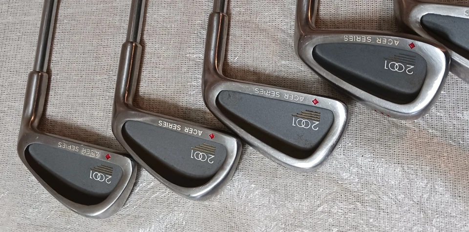 Acer Series 2001 RH Iron Set 3-PW True Temper Steel Shafts - Playable Grips - Image 2 of 4
