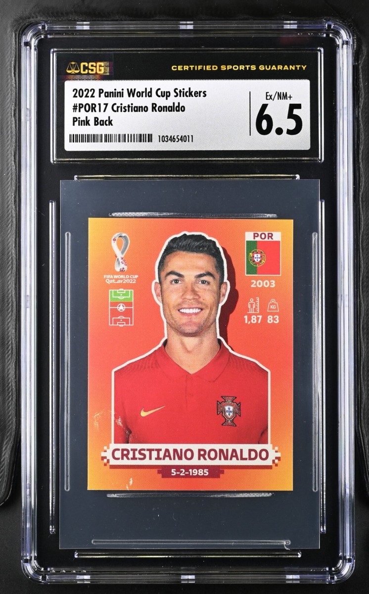 Cristiano Ronaldo CSG 6.5 Panini World Cup Qatar 2022 Sticker