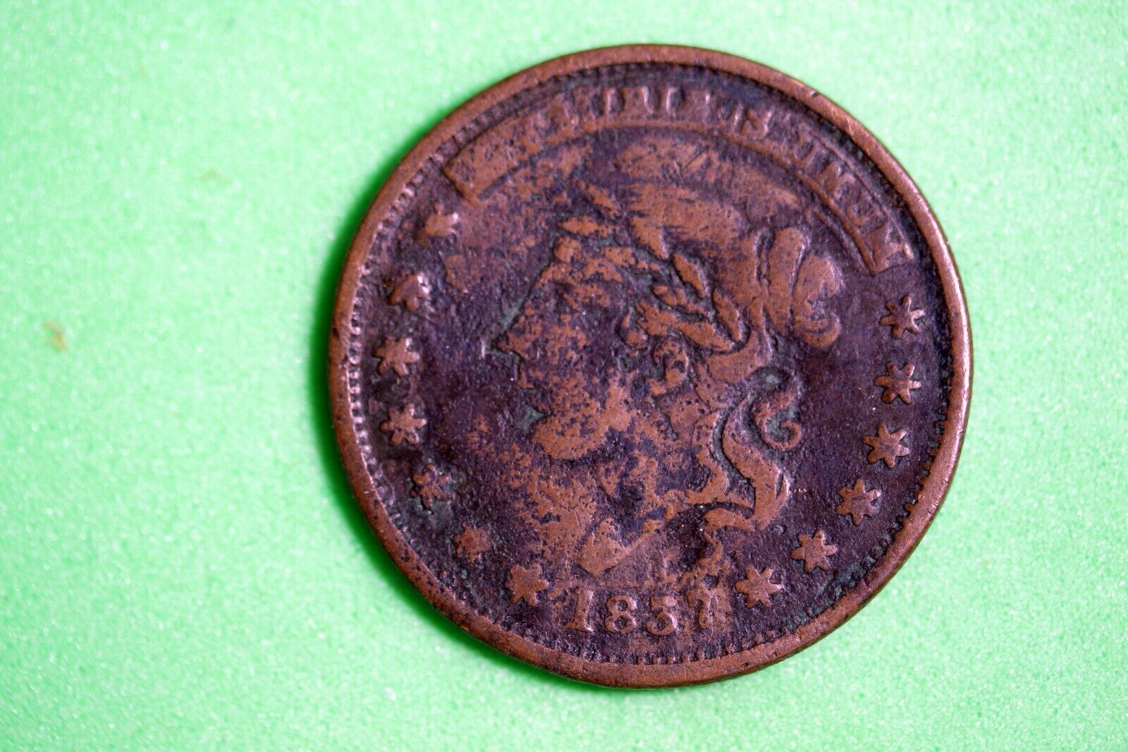 1837 - Hard Times Token, Millions For Defense, Not One Cent For