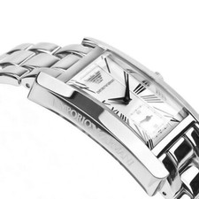 Emporio Armani Rectangle Stainless Steel Strap Wristwatches for