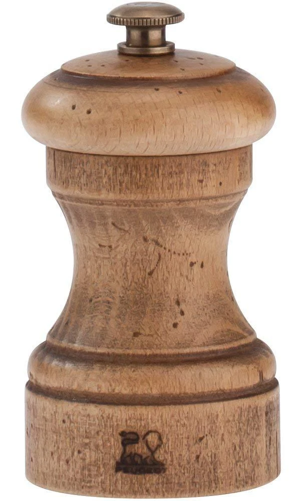 Peugeot 30940 Antique Bistro Beechwood 4 Inch Salt Mill Gift Boxed