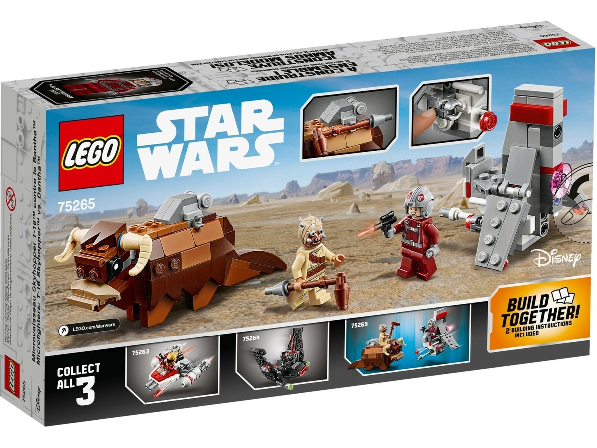 LEGO Star Wars - T-16 Skyhopper vs Bantha Microfighters 75265