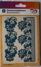 1 Stanzschablone  "Blumenbordüren", Jittenmeier