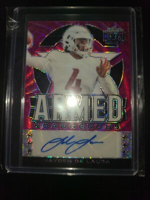2022 Leaf Jayden De Laura Rookie Auto Arizona Wildcats/ Texas St 