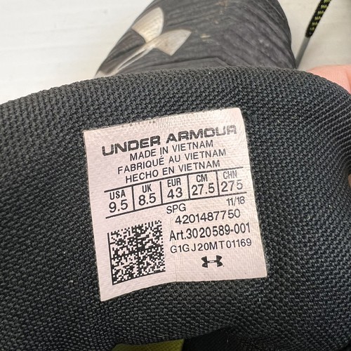 Scarpe sportive Under Armour tacchetti baseball uomo 9,5 nere 4201487750 atletiche - Foto 2 di 8