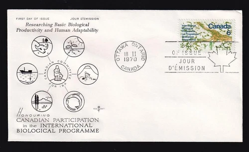 Canada FDC 1970 UN Biological Programme sc#507, unaddressed Rosecraft